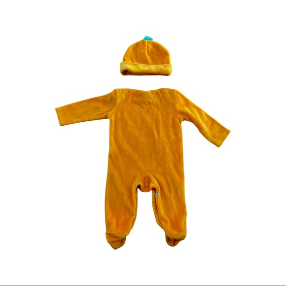 Chick Pea 0-3 Months Pumpkin Onesie & Hat Halloween - Picture 2 of 3